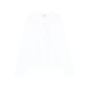 HERSKIND Women's Essential Long Sleeve Crew Neck Top Women WHITE Sweaters &
